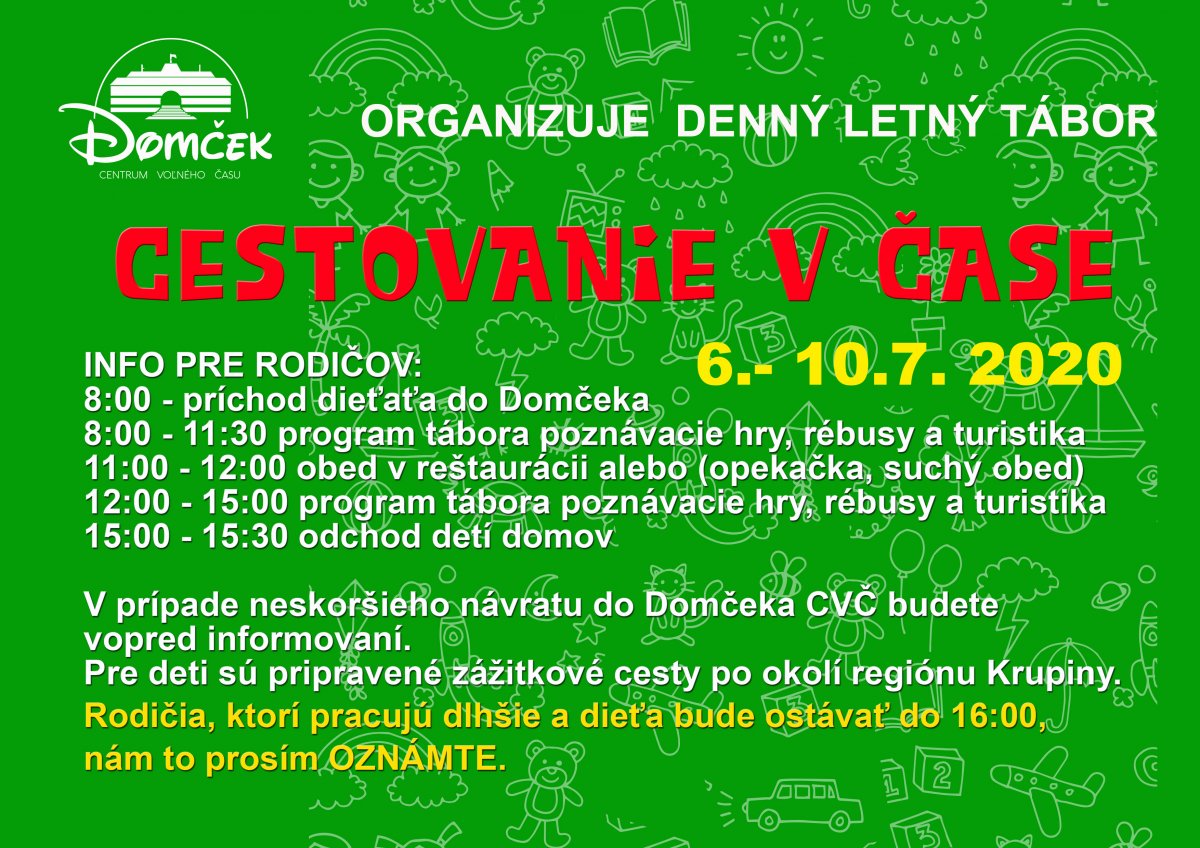 cestovanie v čase program