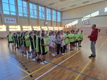 okresné kolo vo vybíjanej najmladších dievčat a chlapcov ZŠ