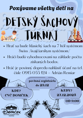 Detský šachový turnaj