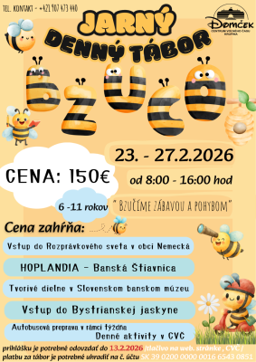 jarný tábor Bzučo