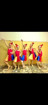 Vystúpenie baleťáčik - ples Litava a Hontianske Nemce