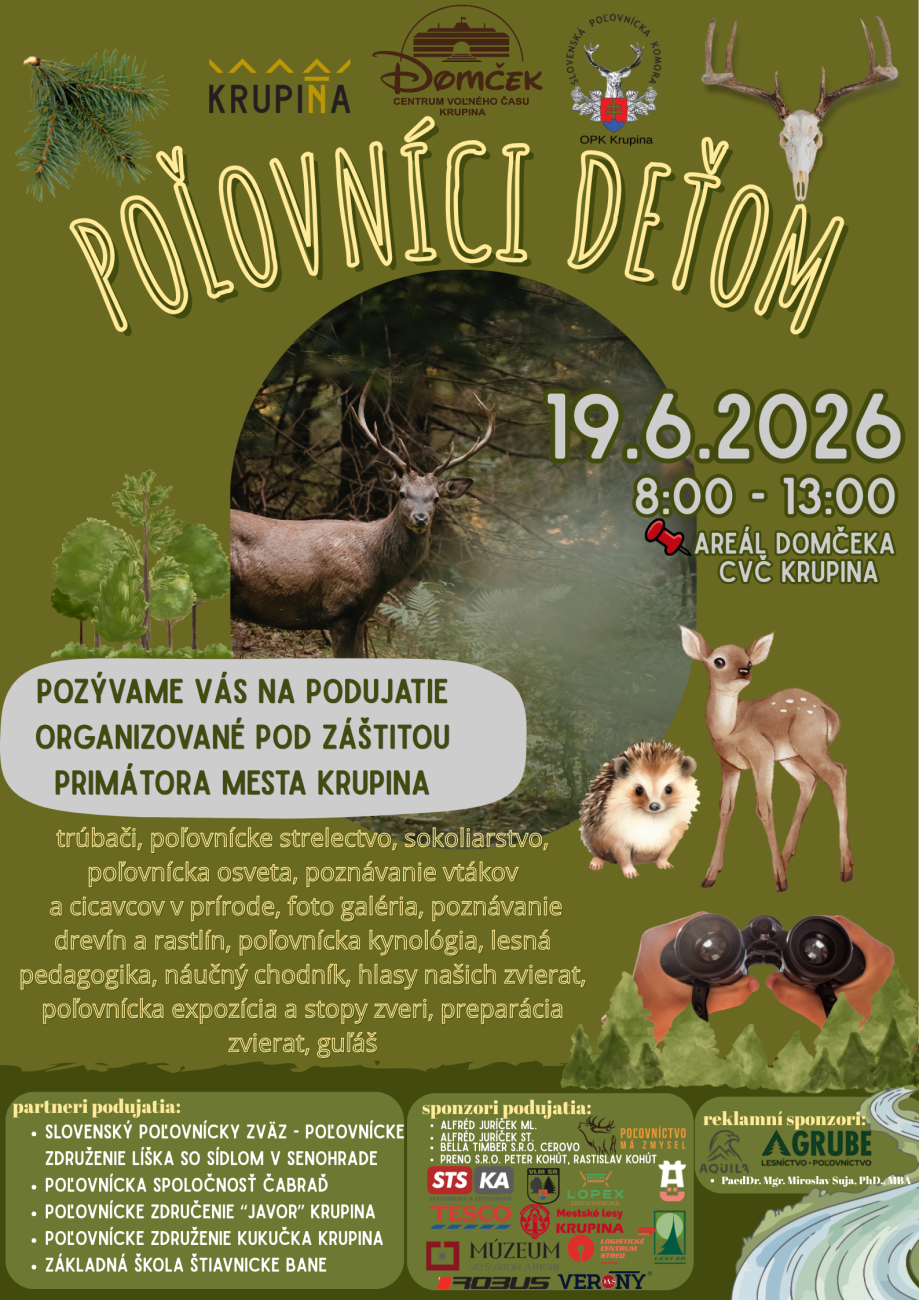 Poľovníci deťom 2026